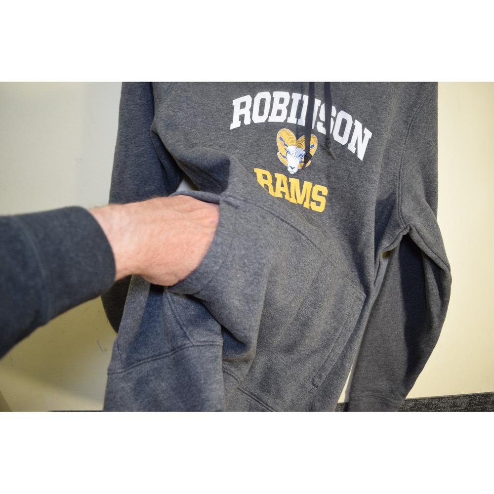 2020 Under Armour Robinson High School Fairfax VA Hoodie Sweatshirt MENS S Gray - Picture 9 of 16